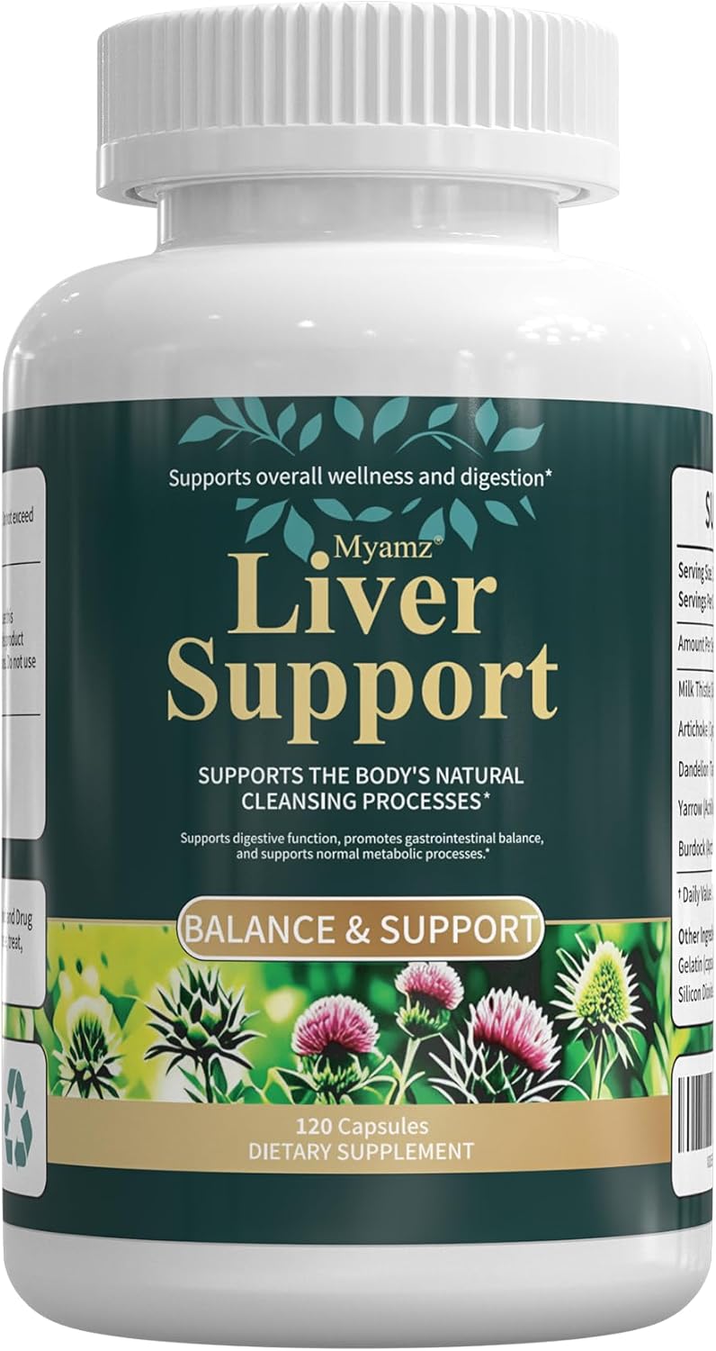 ‌Liver Protector - Liver Support Supplement with Milk Thistle, NAC & Turmeric - Helps with Digestive Comfort, Gluten-Free & Vegan Capsules (60 Count)‌