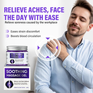 Joint Purple Gel, Fast-Absorbing Soothing Relief Massage Gel with Natural Extracts, Support Muscle, Joint, Shoulder, Knee, Back, Lumbar & Muscle Stiffness WKCWKCBuy Supplements Australia