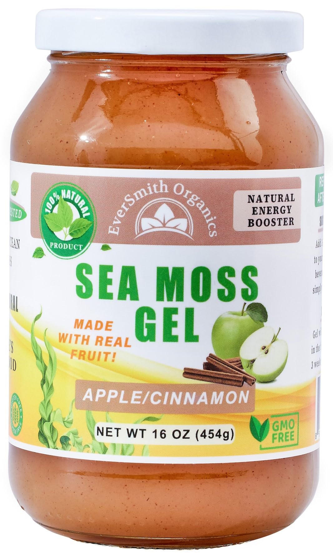 EverSmith Organics - Wildcrafted Irish Sea Moss Gel - Made in USA - Rich in Vitamins