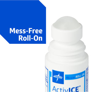 Medline ActivICE Roll-On Cooling Gel, Topical Pain Relief for Arthritis, Joint, Muscle, Back & Body Aches & Pain, 3 oz (3 Count) MedlineBuy Supplements Australia