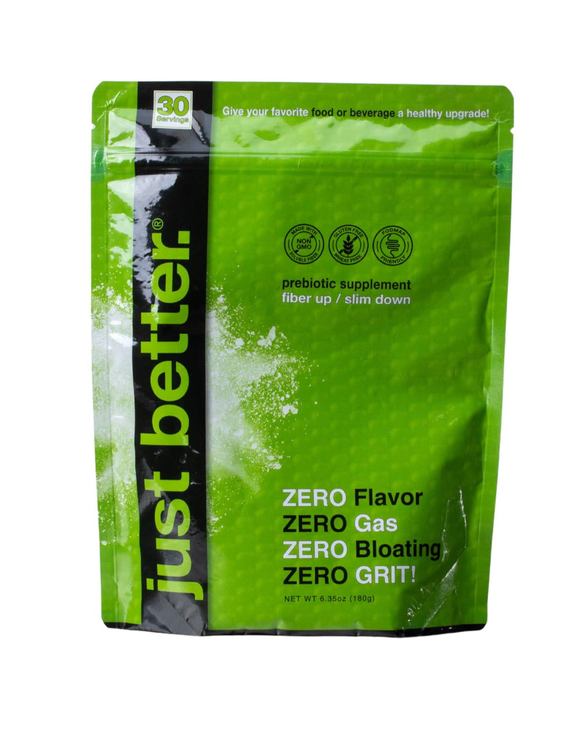 just better. Prebiotic Fiber Supplement for a Healthy Gut - Fiber Powder with Zero Grit Zero Taste and No Bloating or Gas - Feel Full Faster