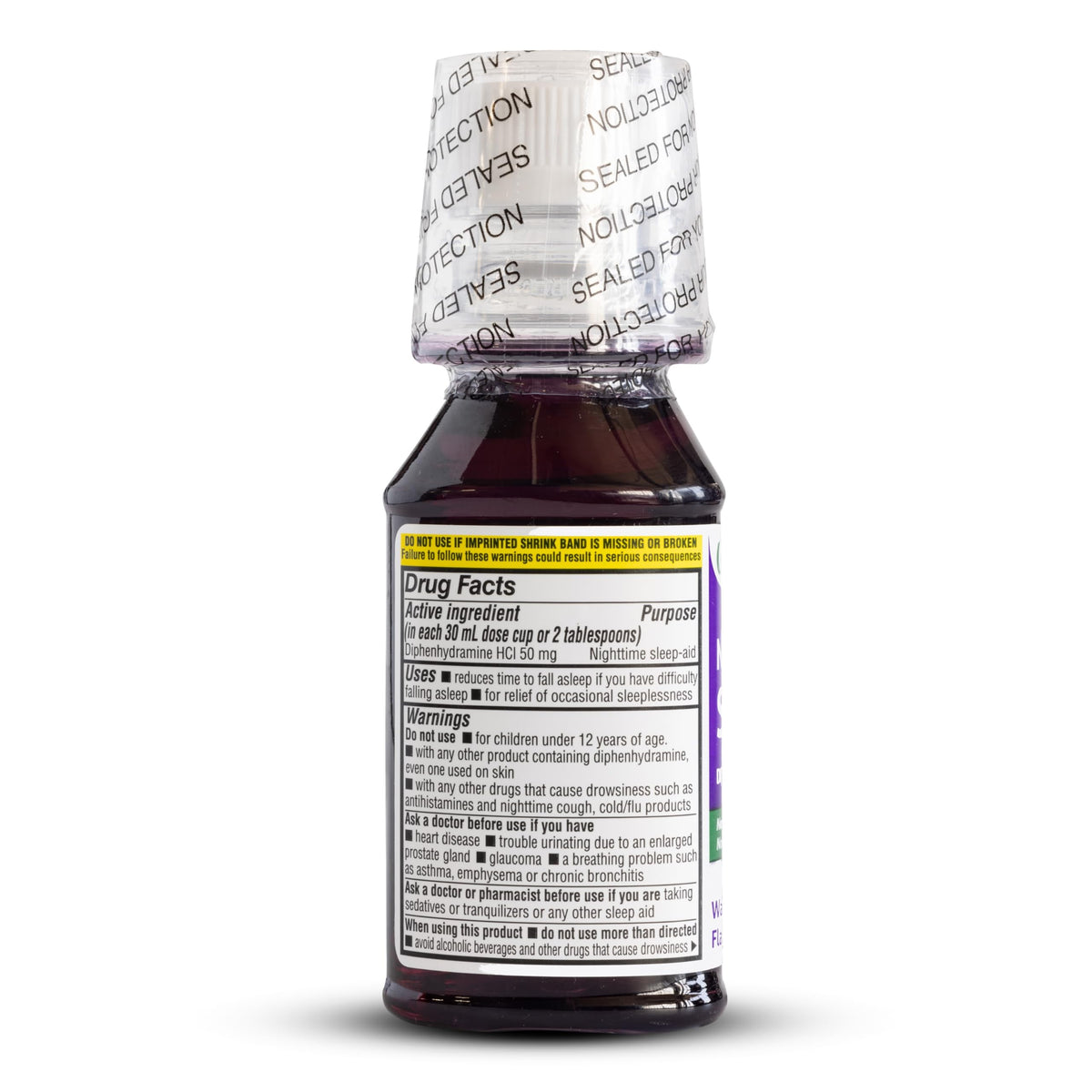 APSAFE Nighttime Sleep-Aid Liquid for Adults