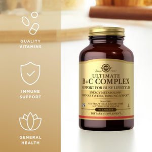Solgar Ultimate B+C Complex Stress Formula 90 Tablets (Pack of 2) Solgar buy supplements Au