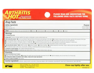 Arthritis Hot Pain Relief Creme 3 oz (Pack of 2) ChattemBuy Supplements Australia