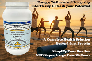 Vital Nutrition and Health All-in-One Powder: Protein, Collagen, Creatine, Resveratrol, Spermidine, Hyaluronic Acid, CoQ10 + Key Vitamins Vital Nutrition and HealthBuy Supplements Australia