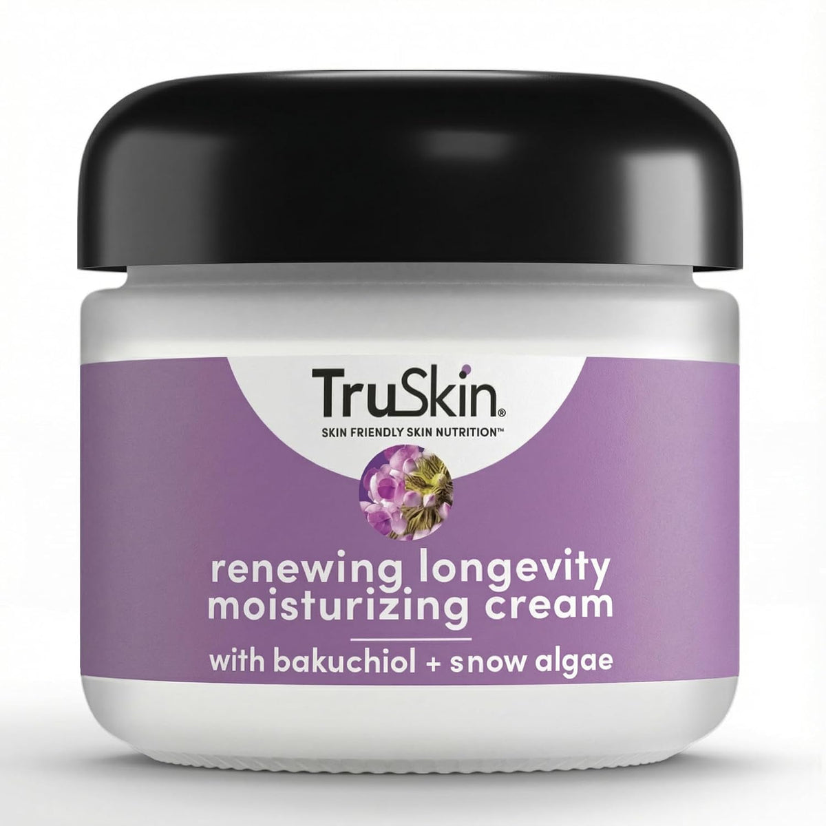 TruSkin Bakuchiol Face Moisturizer, Gentle Retinol Alternative, 2 fl oz - With Snow Algae and Aloe to visibly smooth fine lines while hydrating for firmer, healthier-looking skin