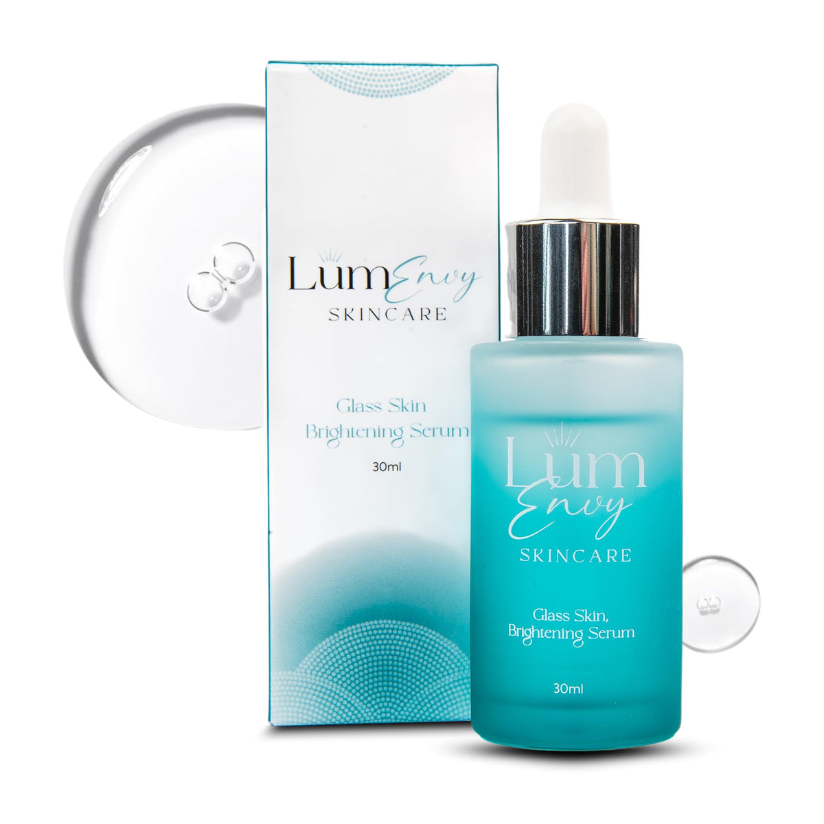 LumEnvy Salmon DNA Glass Skin Serum - Hydrating Korean Skincare Face Serum with PDRN, Niacinamide & Centella Asiatica - Brightening