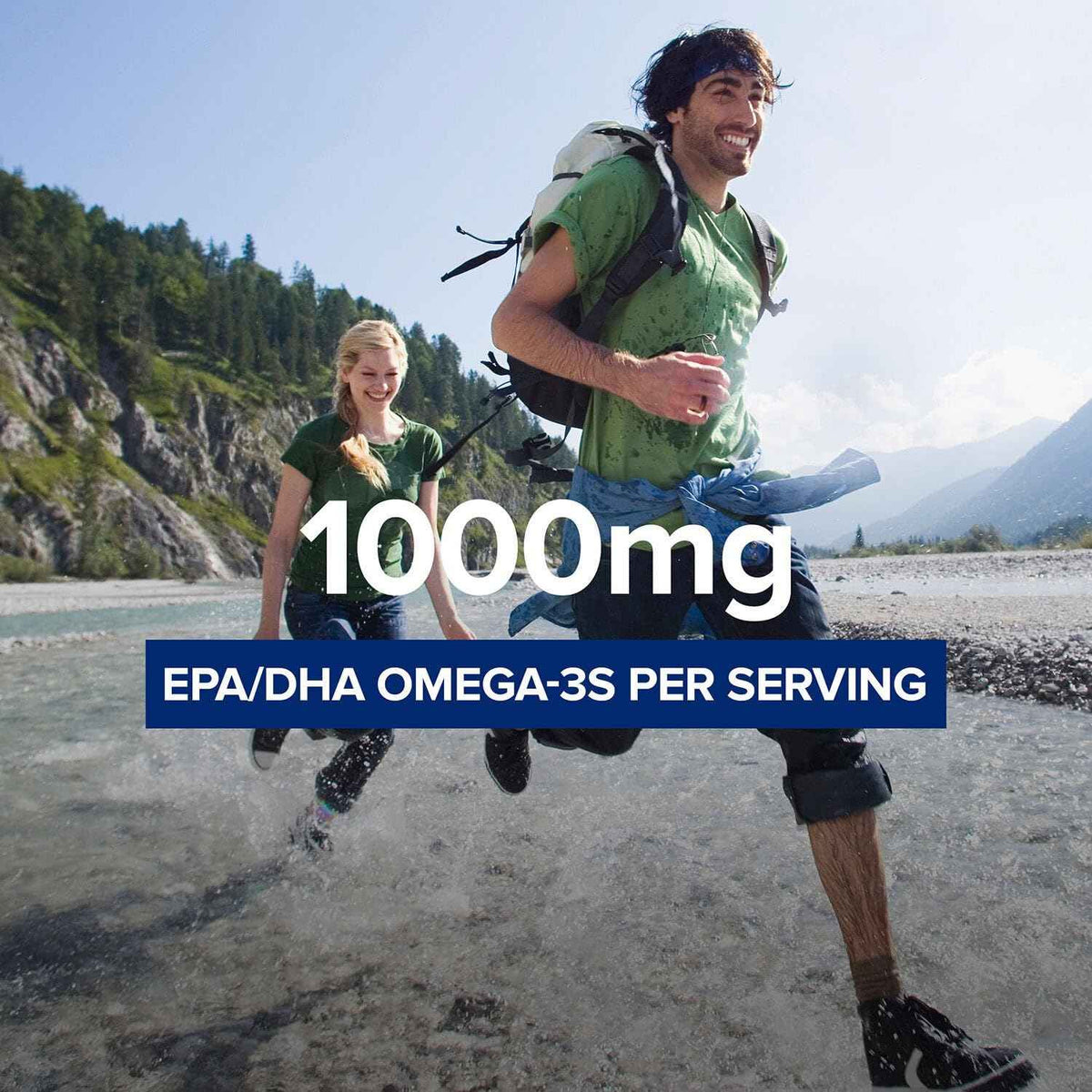 GNC Triple Strength Fish Oil Omega 3 Supplement, 1000mg EPA and DHA, Supports Heart , Skin, Eye and Joint Health, 60 Softgels