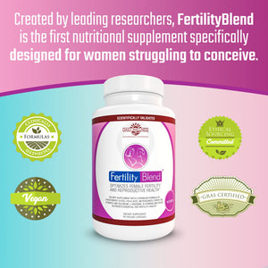 Daily Wellness Fertility Blend for Women - Fertility Supplements for Women, Conception Fertility Prenatal Vitamins, Trying to Conceive Progesterone Supplements, Cycle Support Conception Pills - 1 Pack Fertility BlendBuy Supplements Australia