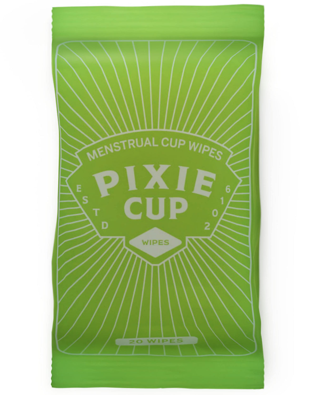 Menstrual Cup Wipes - On The Go Public Bathroom Feminine Wipes - Safe On Period Cups & Menstrual discs