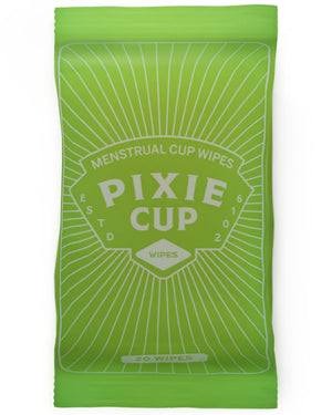 Menstrual Cup Wipes - On The Go Public Bathroom Feminine Wipes - Safe On Period Cups & Menstrual discs