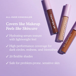 Tower 28 Swipe Serum Concealer - Hydrating Medium-Full Coverage Concealer + Under Eye Brightener - Skin Care Infused Makeup with Hyaluronic Acid + Soothing Centella - 1.0 Fair/Neutral (0.22 oz) Tower 28Buy Supplements Australia