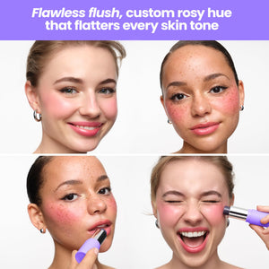 Wonderskin Cream Blush Stick pH-Activated - pHlush Stick Multi-Use, Blush for Cheeks and Lips, Cooling Nourishing Color-Adjusting Makeup WonderskinBuy Supplements Australia