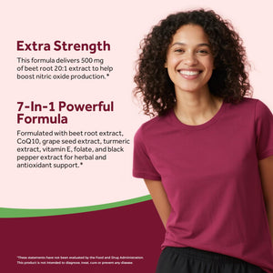 Doctor's Recipes Beet Root Capsules, 20:1 Extract with Grape Seed, CoQ10, Turmeric, Black Pepper for Enhanced Absorption, Supports Heart, Circulation, Energy & Nitric Oxide, Non-GMO, 90 Veg Caps Doctor's RecipesBuy Supplements Australia