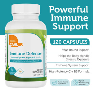 Zahler Immune Defense, Immune System Support, Certified Kosher, 120 Capsules ZahlerBuy Supplements Australia
