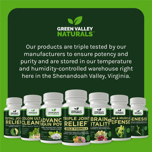 GREEN VALLEY NATURALS Triple Joint Relief Gold – Joint Support Supplement with Turmeric (Turmacin®, BCM-95®), Boswellia (AprèsFlex®) & Boron – Supports Mobility & Flexibility – 120 Capsules GREEN VALLEY NATURALSBuy Supplements Australia