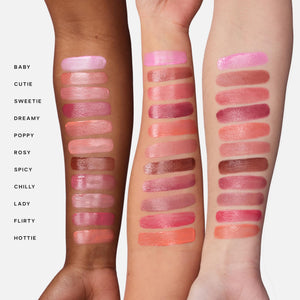 Saie Dewy Glow Duo - Dew Liquid Blush - (.40 oz, Hottie), Glossybounce Lip Gloss-Oil Hybrid (.17 oz, Splash) - Hydrating, Vegan Makeup for Radiant Cheeks & Lips SaieBuy Supplements Australia