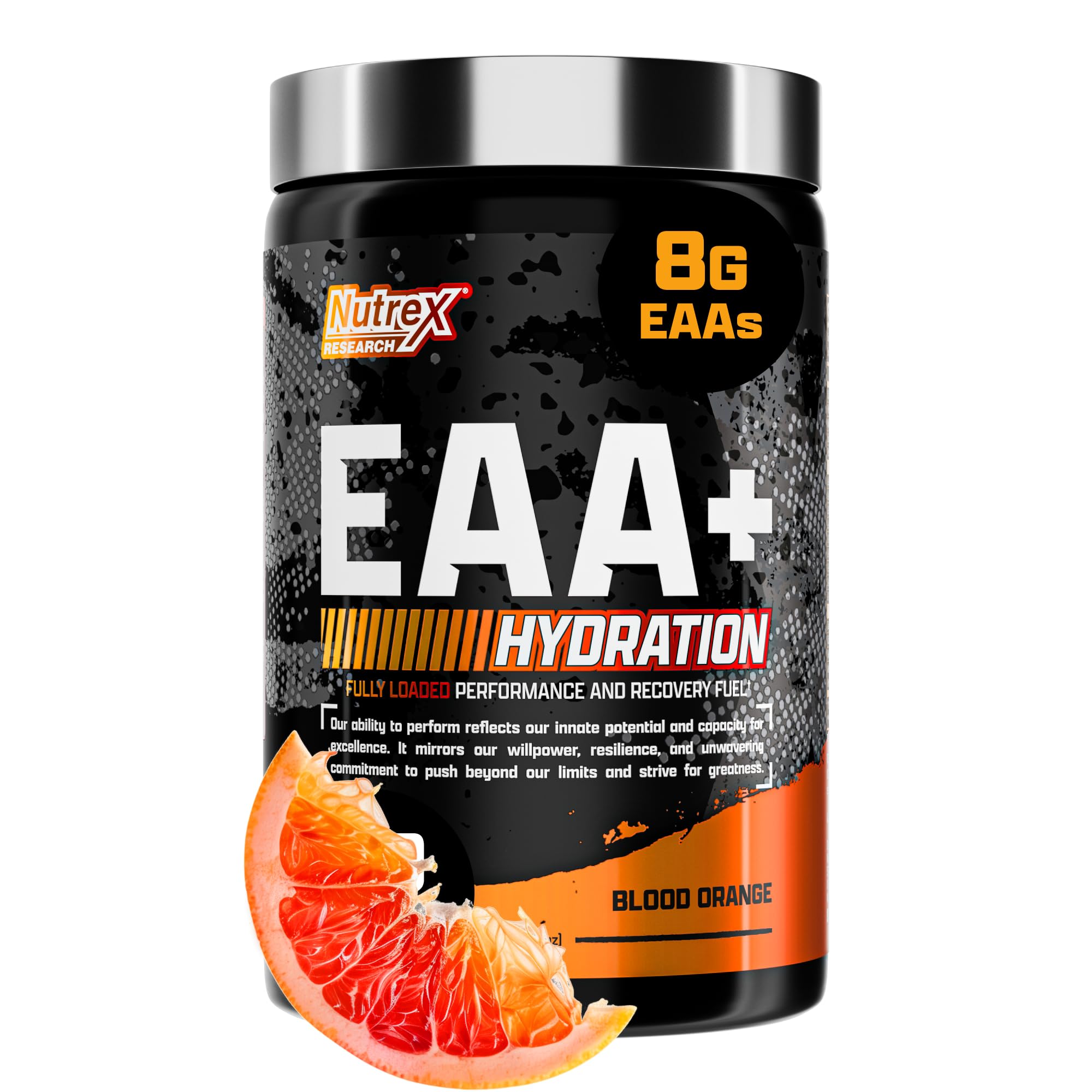 Nutrex Research EAA Hydration - EAAs + BCAA Powder - Muscle Recovery, Strength, Muscle Building, Endurance - 8G Essential Amino Acids + Electrolytes - Strawberry Watermelon 30 Serving