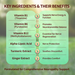 Sugar Free Neuropathy Support Gummies for Nerve – Enhanced Nerve Health, Regeneration, Cognitive Support with Vitamin B1, B6, B12, Magnesium, ALA, Turmeric, CoQ10 & More WarmbioderBuy Supplements Australia
