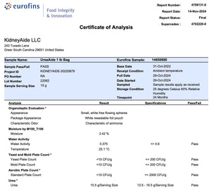 UreaAide Unflavored Urea Powder for Low Sodium 30 Servings Oral Urea Powder for Hyponatremia-Single Ingredient 100% Medical Grade Urea with 15 gram Dose Scoop