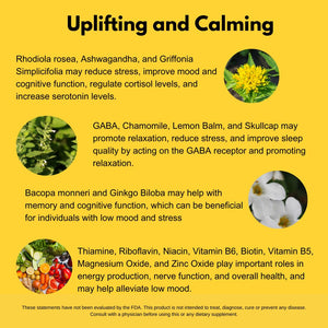 4BETTERMOOD Positivity & Stamina Capsule (30ct) Premium Mood Supplement - Enhance Mood & Promote Emotional Balance - Rhodiola, L-Theanine. Bocopa monnnieri, Velvet Bean, Skull Cap & Ashwaganda. 4BETTERMOOD Positivity & Stamina buy supplements Au