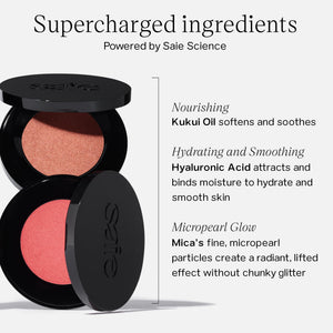 Saie Glow Sculpt Multi-Use Highlighter + Cream Blush - Lightweight Highlighter Makeup with Hyaluronic Acid + Micropearl for Radiant, Glowing Skin - Mauveglow (.02 oz) SaieBuy Supplements Australia