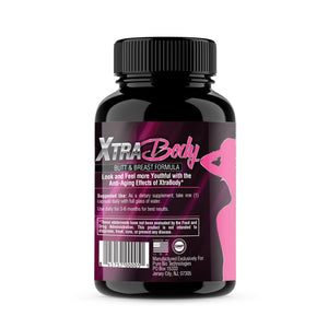XtraBody Butt Enhancement and Breast Enlargement Supplement - Estrogen Enhancer - Increases Butt & Breast Size, Reduces Menstrual Symptoms & Provides an Extra Boost of Energy (1 Bottle=30 Capsules) Xtra BodyBuy Supplements Australia