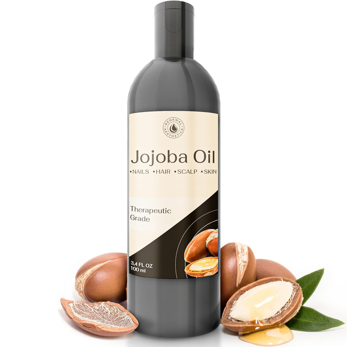 Sweet Oil - Hair and Skin Softener, Organic Natural Carrier Body Oil, Carrier Oil for Essential Oils - Massage Oil