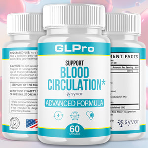GLPro Blood Capsules, Official GLPro Blood Health Support Pills with All Natural Ingredients, Advanced Formula Supplement with Maximum Strength Premium Vitamins for Women and Men (60 Capsules) Syvor buy supplements Au