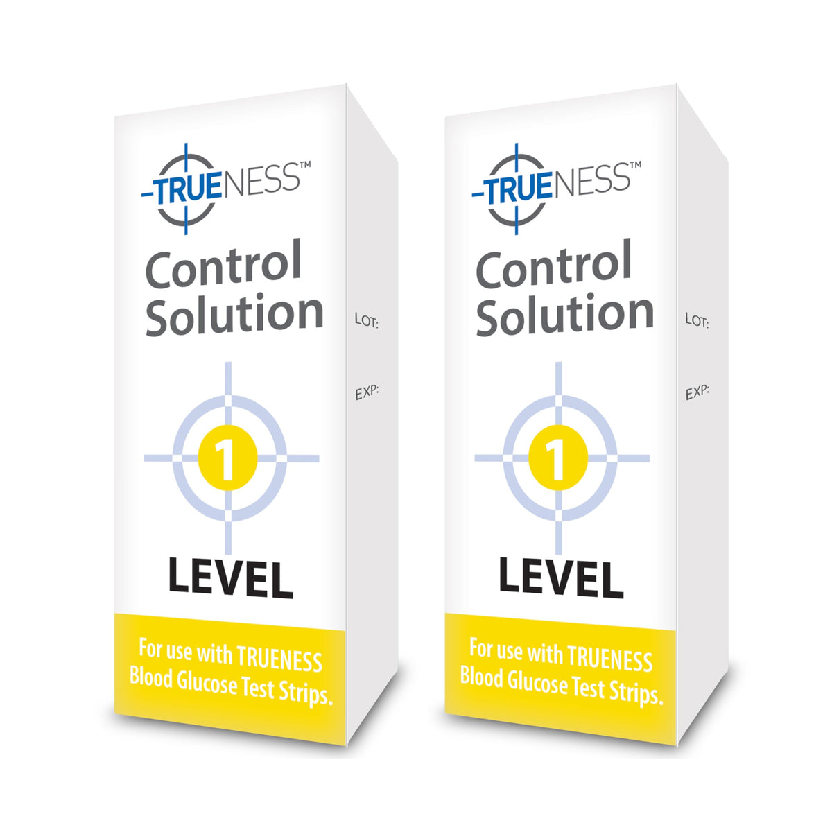 TRUENESS Level 1 Control Solution - Solution for Use with TRUENESS Blood Glucose Test Strips and Meter, Use to Confirm Glucose Testing System Works Correctly