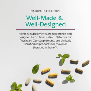 Vitanica VasoBlend - Heart Health Supplement with Folic Acid, Magnesium, CoQ10 & Terminalia Arjuna Bark - Heart Health Supplement - Consumer Line - 90 Vegan Caps VitanicaBuy Supplements Australia