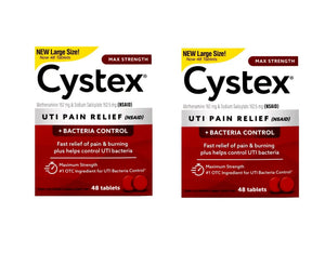 Cystex Plus Urinary Pain Relief Tablets 40 ea (Packs of 2) CystexBuy Supplements Australia