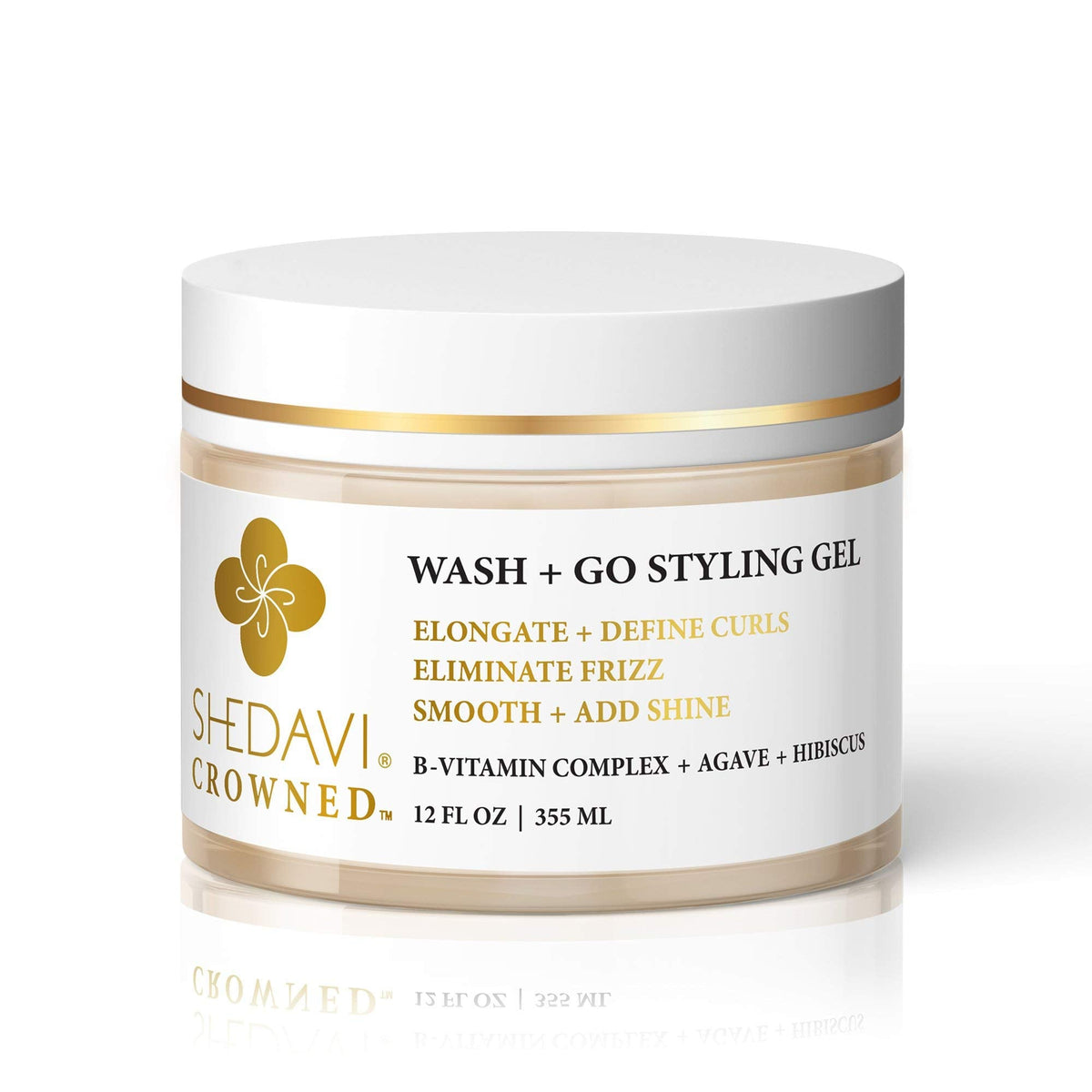 Shedavi Hair Gel - Natural Moisturizing Curl Defining Styling Gel for Unisex Curly Hair, Coils & Anti Frizz