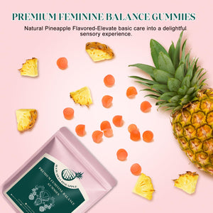 KLKIT Premium Feminine Balance Gummies, Pineapple Vaginal Probiotics for Women, pH Balance Feminine Gummies for Immune Support, Vegan & Gluten Free, 60 Count (30 Servings) KLKITBuy Supplements Australia
