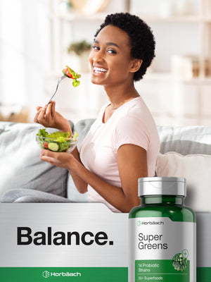 Horbäach Super Greens Supplement with Probiotics | 150 Caplets | Non-GMO, and Gluten Free HorbäachBuy Supplements Australia