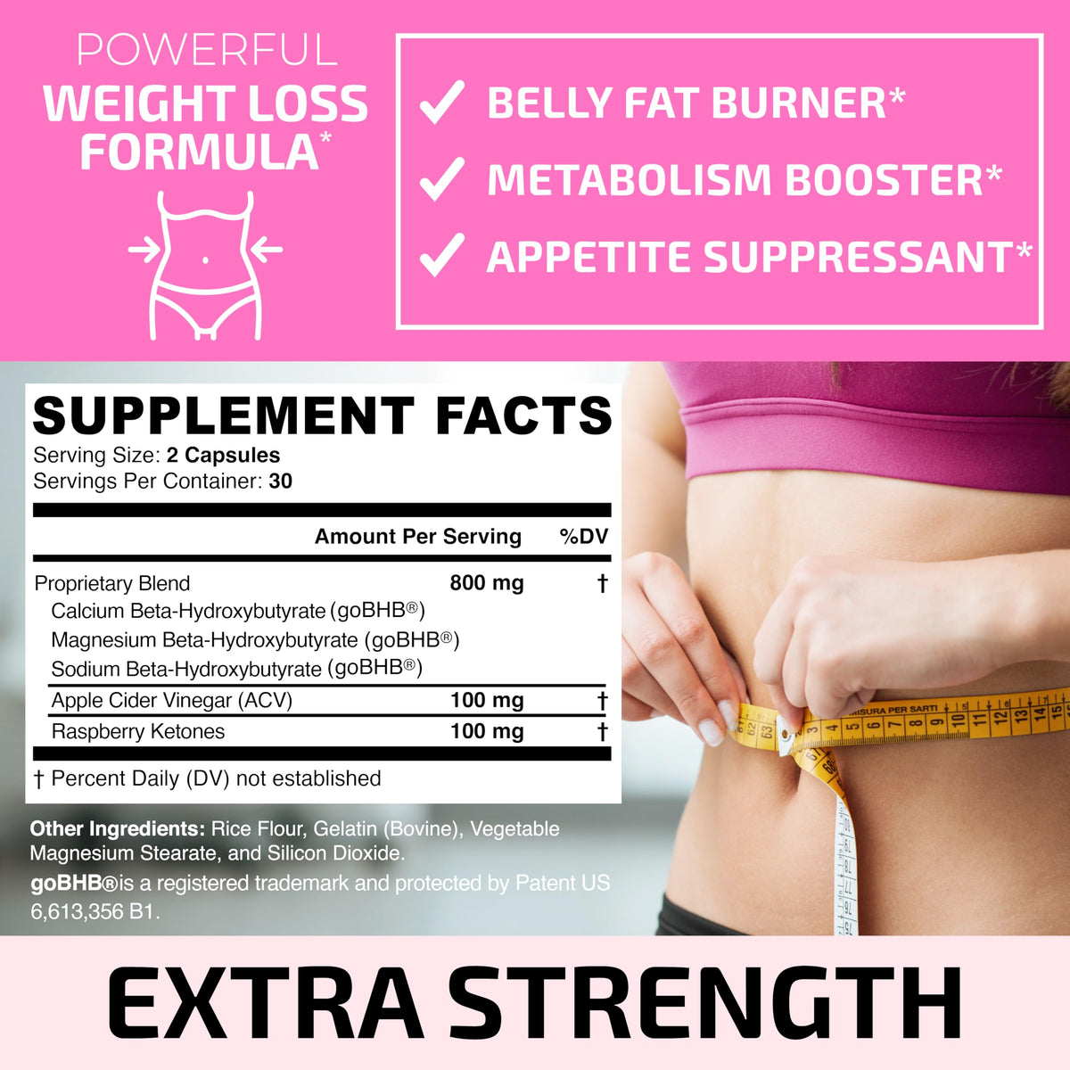 Weight Management Pills for Women - Bloating Relief, Targeted Belly Toning & Appetite