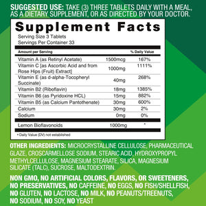 Basic Brands Aller Vite Nasal Support Tablets for Seasonal Allergy Relief, High Bioflavonoid Complex with Vitamins and Calcium, Gluten Free Daily Supplement, 100 Tablets Basic Brands buy supplements Au