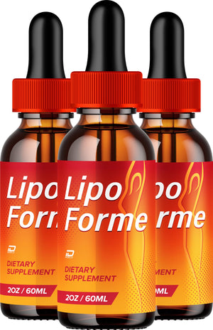 Lipo Forme Liquid Drops – LipoForme Natural Liquid Dietary Natural Blend Supplement (3 Pack – 3 Month Supply) IndeloBuy Supplements Australia