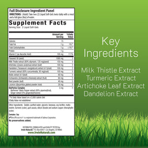 Irwin Naturals Milk Thistle Liver Detox - 60 Liquid Soft-Gels, Pack of 2 - Supports Liver Health with Dandelion, Artichoke, Turmeric & Green Beet Root - 60 Total Servings Irwin NaturalsBuy Supplements Australia