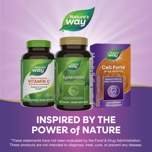 Nature's Way Systemwell Ultimate Immune* with Vitamins C, A, D, Zinc, & Selenium, Multi-System Botanical Blends Including Immune, Respiratory, Digestive & Circulatory, 180 Tablets (Packaging May Vary) Nature's WayBuy Supplements Australia