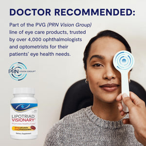 Lipotriad Visionary Eye Vitamins – 60 Capsules – Lutein and Zeaxanthin Supplements with Other AREDS 2® Ingredients to Support Eye Health LipotriadBuy Supplements Australia