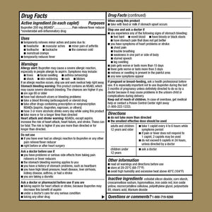 GoodSense Ibuprofen Pain Reliever/Fever Reducer Caplets, 200 mg, 50-Count GoodSenseBuy Supplements Australia