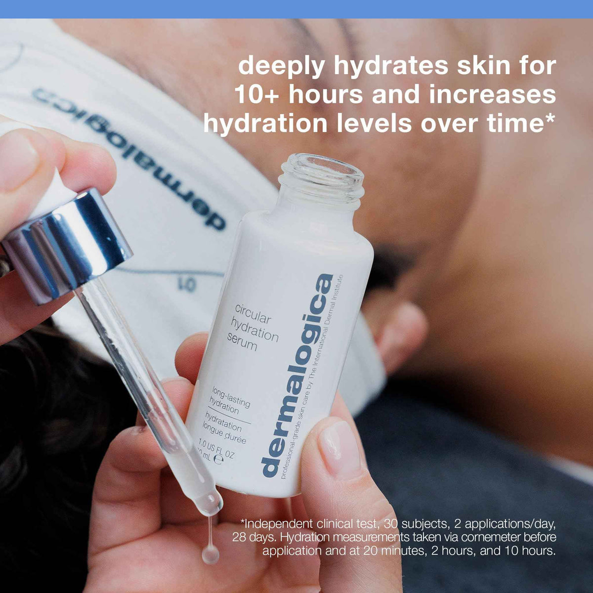 Dermalogica Circular Hydration Face Serum with Hyaluronic Acid - Deep Hydrating and Long Lasting, 0.34 fl oz