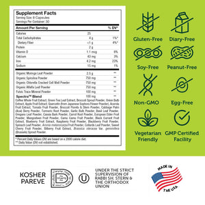 Zahler Core Greens, Superfood Greens Capsules, Super Greens with Spirulina, Chlorella, Spectra Blend and More, Kosher, 240 Capsule (240 Capsules) ZahlerBuy Supplements Australia