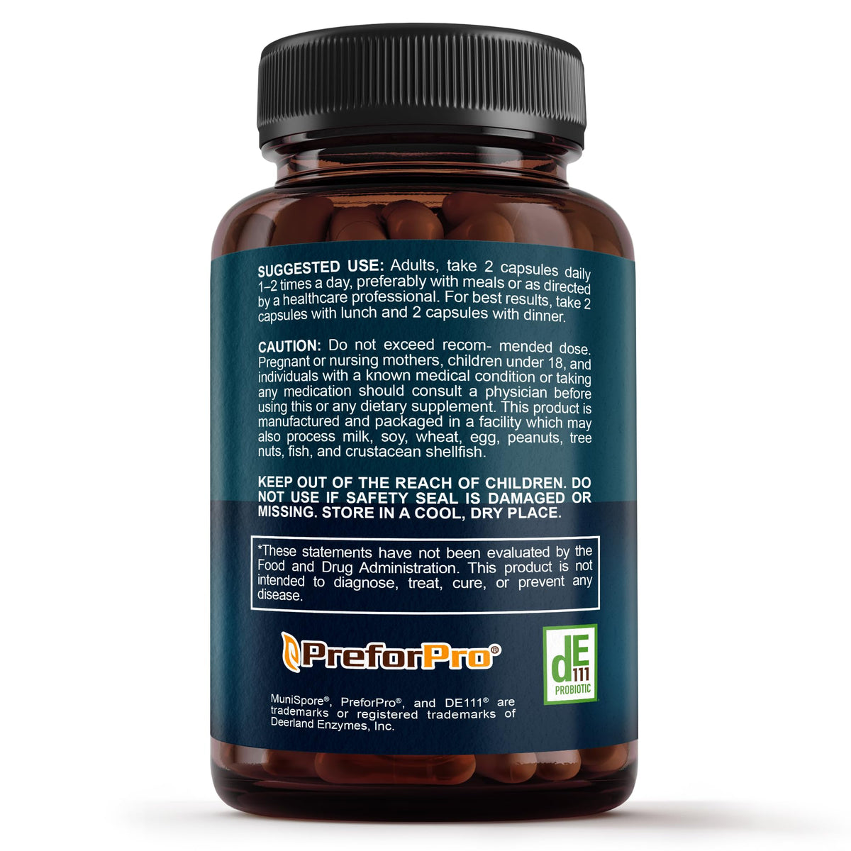 Premium 4-in-1 Probiotic Prebiotic, Postbiotic & Digestive Enzymes for Men & Women - Supports Gut, Digestion & Immunity –Complete Gut Health with Pre, Post
