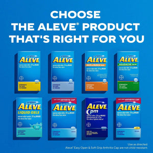 Aleve Pain Reliever & Fever Reducer Tablets, Naproxen Sodium, Headache, Back and Body Pain Relief Medicine, 270 Count AleveBuy Supplements Australia