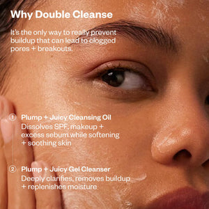 Kosas Plump + Juicy Cushiony Calm Botanical Cleansing Oil – Hydrating Makeup Remover for Sensitive Skin, Non-Greasy Oil Cleanser with Ceramides & Squalane for Soft, Soothed Skin KosasBuy Supplements Australia