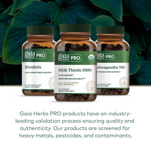 GAIA HERBS PRO Milk Thistle 1000 - Liver Health Support Supplement* - Liver Cell Health Supplement* with Silactive Milk Thistle Fruit Extract -