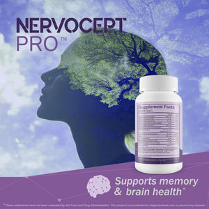 Nervocept Pro - Our Best Nerve Support Capsules - Lions Mane, Magnesium, Vitamin B For Nerve Repair - Vitamin D for Nerves - Lions Mane Memory & Nerve Support - Vitamin B12 Nerve Support True You Health buy supplements Au