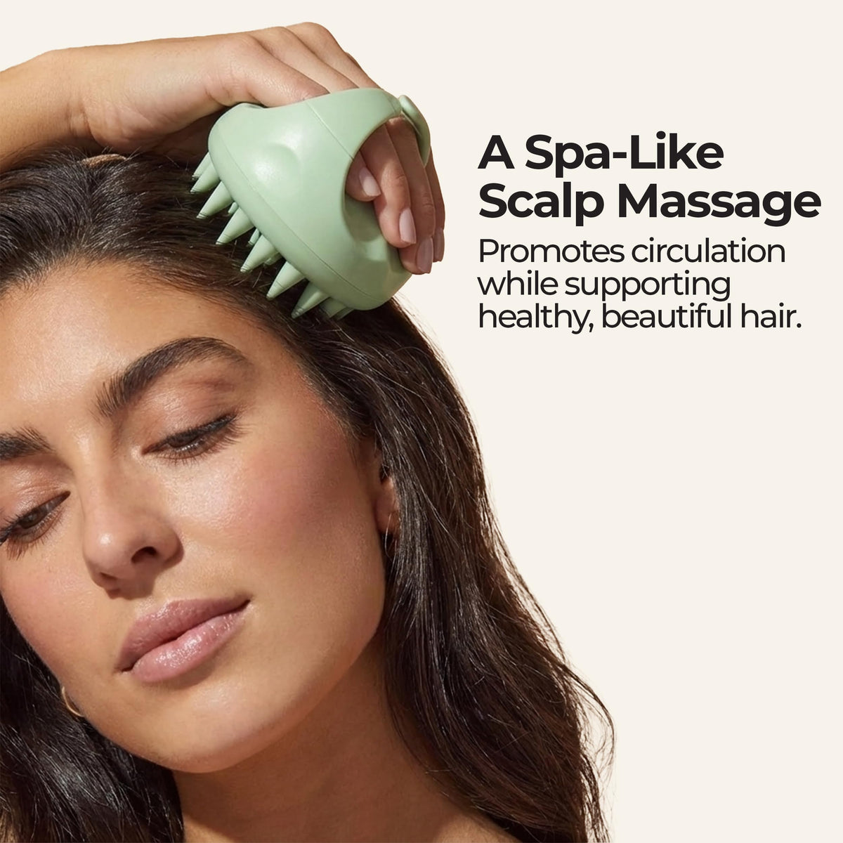 Rosemary Oil for Hair Growth + Scalp Massager Set - Strengthening Biotin & Coconut Oil - Hair Thickening Serum - Dry Head, Frizzy, Split Ends & Damaged Scalp Treatment - Color Safe, All Hair Types